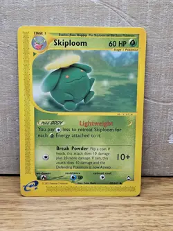Skiploom 60/147 Aquapolis Non-Holo Pokemon Card TCG - Image 1