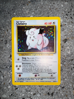 Pokemon TCG Cards Clefairy 5/102 Base Set Holo Rare - Image 4