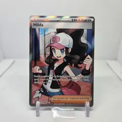 Hilda 164/086 Full Art Ultra Rare White Flare Holo Pokemon TCG Card NM Condition - Image 1
