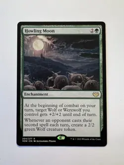 Howling Moon - MTG Innistrad: Crimson Vow - NM - Image 1