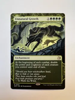 Unnatural Growth - SHOWCASE - MTG Wilds of Eldraine: Enchanting Tales - NM - Image 1