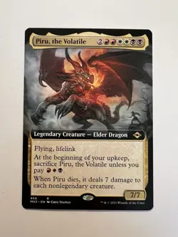 Piru, the Volatile - EXTENDED ART - MTG Modern Horizons 2 - NM - Image 1