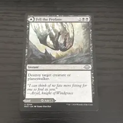 Fell the Profane / Fell Mire #244 - Uncommon - MTG Modern Horizons 3 Regular - Image 1