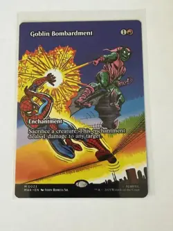 Goblin Bombardment Borderless Marvel Universe 23 - Image 1