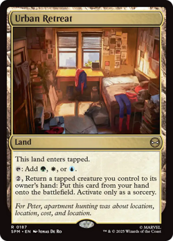 Urban Retreat #187 | Near Mint | Marvel's Spider-Man Magic MTG - Image 1
