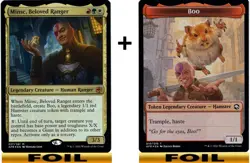 1x - Minsc, Beloved Ranger - [SELECT] + Boo Token - Forgotten Realms - NM MTG - Image 2