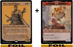 1x - Minsc, Beloved Ranger - [SELECT] + Boo Token - Forgotten Realms - NM MTG - Image 4
