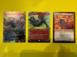 MTG Spider-Punk (0207) Borderless Foul/Regular (0210) Marvel's Spider-Man - Image 1