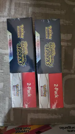 Pokemon Surging Sparks ETB + Booster Bundle Costco - Sealed - Lot of 2 - Image 2