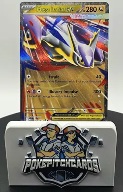 Mega Latias ex 100/132 Me01: Mega Evolution Holo Free Shipping Pokemon NM - Image 2