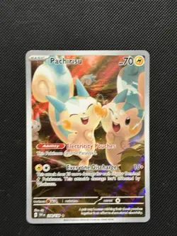 Pokemon Scarlet & Violet - Pachirisu - 208/198 - Illustration Art Rare - MINT - Image 2