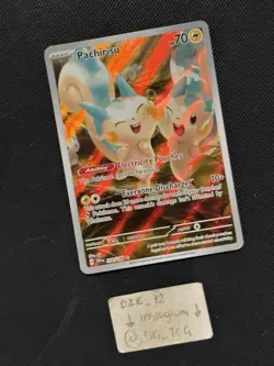 Pokemon Scarlet & Violet - Pachirisu - 208/198 - Illustration Art Rare - MINT - Image 3