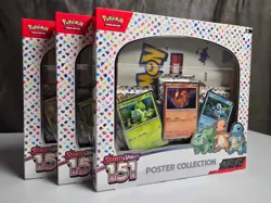 Pokemon Scarlet & Violet - 151 Poster Collection Box - 3 Packs (New) 820650853166 - Image 1