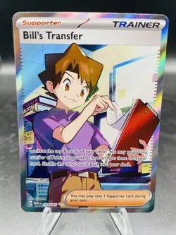 Pokemon Bill's Transfer 194/165 Scarlet & Violet 151 Ultra Rare Full Art Holo NM - Image 1