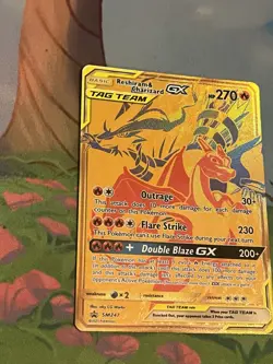 Pokemon TCG Reshiram & Charizard GX SM247 Sun & Moon Promo - Image 2
