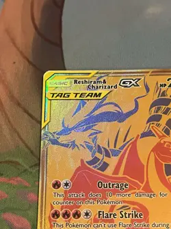 Pokemon TCG Reshiram & Charizard GX SM247 Sun & Moon Promo - Image 4