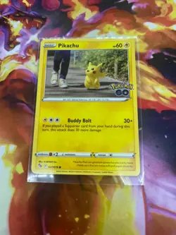 Pikachu 027/078 Pokemon GO Regular - Image 3