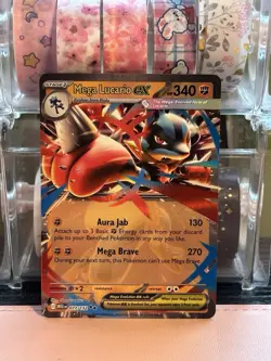 Pokemon TCG Mega Evolution - Mega Lucario ex 077/132 - English - Image 1