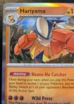 Hariyama 073/132 Holo Rare Mega Evolution Pokemon TCG - Image 2