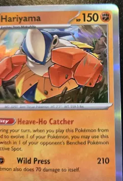 Hariyama 073/132 Holo Rare Mega Evolution Pokemon TCG - Image 3