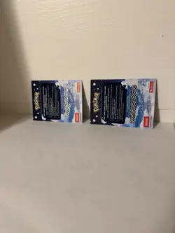 2 Pokemon Scarlet And Violet Serial Codes Shiny Koraidon or Miraidon UNSCRATCHED - Image 2