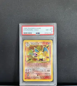 🔥 RARE Charizard - Classic Vintage - 1999 Base Set Unlimited Holo Pokemon PSA 8 - Image 1