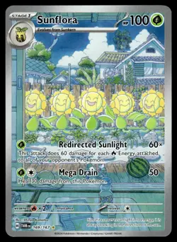 2024 Scarlet & Violet Series - Twilight Masquerade Sunflora Illustration Rare - Image 1