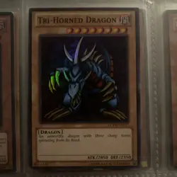 Tri-Horned Dragon LCYW-EN157! Super Rare Unlimited NM! - Image 1