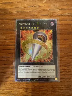 number 11 big eye Ra04-en062 Nm Quarter Century Rare Yugioh - Image 1