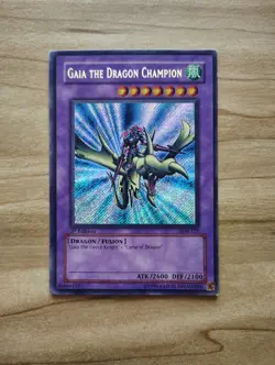 Yu-Gi-Oh - Gaia The Dragon Champion - LOB-125 - Secret Rare - 1st Edition - Image 1