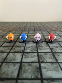 Yugioh Dungeon Dice Monsters Custom Scapegoats Figure Set (4x) - Image 1