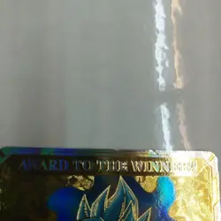 Dragon Ball Super Divers 1st PLACE Holo Winner Card Super Saiyan God - Image 2