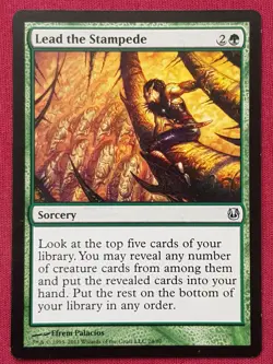 Magic The Gathering DUEL DECKS AJANI VS NICOL BOLAS LEAD THE STAMPEDE card MTG - Image 1