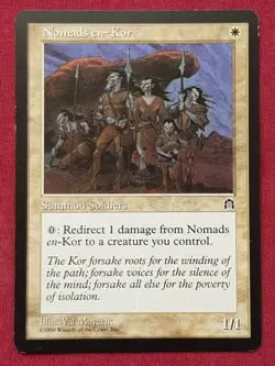 Magic The Gathering STRONGHOLD NOMADS EN-KOR white card MTG - Image 1