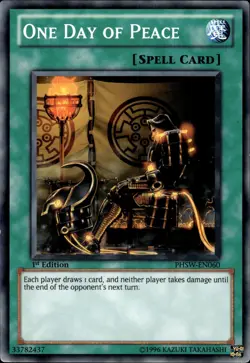 One Day Of Peace - 1st Edition PHSW-EN060 - LP - YuGiOh - Image 1