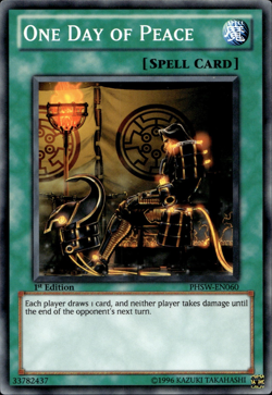One Day Of Peace - 1st Edition PHSW-EN060 - MP - YuGiOh - Image 1