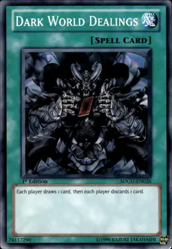 Dark World Dealings - 1st Edition SDGU-EN026 - LP - YuGiOh - Image 1