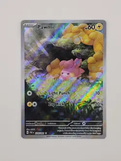 Pawmi Illustration Art Rare Paldean Fates PAF 226/091 Pokemon Card NM - Image 2
