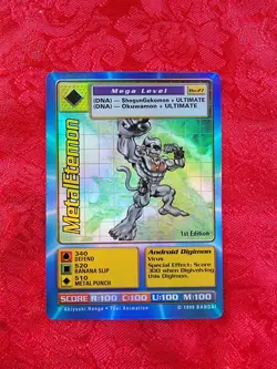 Bandai Digimon Trading Card Series 1 Metaletemon Bo-27 1st Edition - Image 1