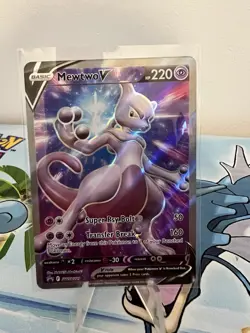 Mewtwo V SWSH229 - Sword & Shield Black Star Promo - Pokemon TCG Card English - Image 1