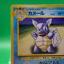 Wartortle lv22 No.008 Pokemon Card Nintendo Japanese Old Back TCG Trading Game - Image 3