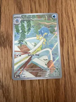 Simipour 102/086 SV Black Bolt Holo Rare Pokemon Card NM/Mint English - Image 1