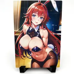 High School DxD Rias Gremory Sexy Anime Waifu Bunny Girl Goddess Story Art Card - Image 2