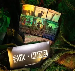 Magic the Gathering Secret Lair X Marvel’s Black Panther Rainbow Foil Set SEALED - Image 3