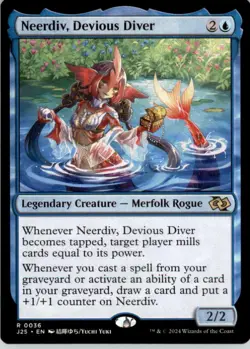 Neerdiv, Devious Diver (Anime) R Foundations Jumpstart 36 NM - Image 1