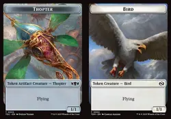 1x Thopter // Bird - Token NM Eng MTG - Commander Dragonstorm - Image 1