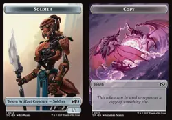 1x Soldier // Copy - Token NM Eng MTG - Commander Dragonstorm - Image 1
