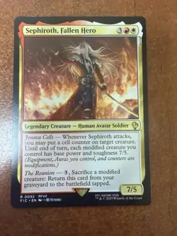 DDcards 🇨🇦 Mtg Magic Final Fantasy Commander Sephiroth Fallen Hero - Image 1