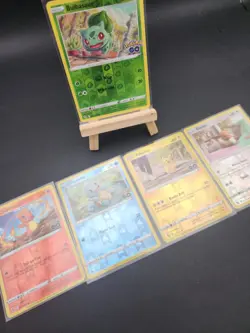 Pokemon GO - Reverse Holo Bulbasaur, Charmander, Squirtle, Pikachu, Eevee - Image 1