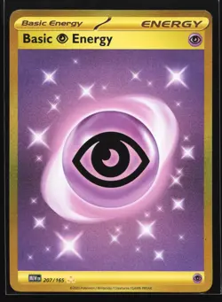 Pokemon Psychic Energy 207/165 Scarlet & Violet 151 Gold Hyper Rare Holo NM - Image 1